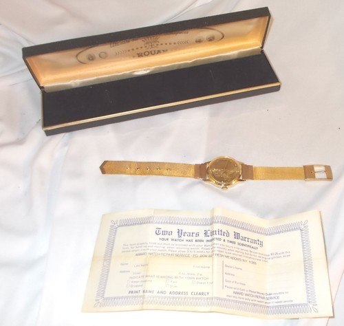 Bicentenial gold liberty watch - bicentenial,