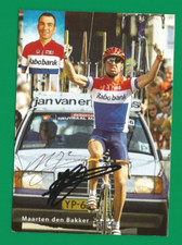 CYCLISME carte cycliste MAARTEN DEN BAKKER Champion de Hollande RABOBANK Signée