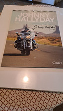 ORIGINAL CALENDRIER A SPIRALES  OFFICIEL  2017  JOHNNY HALLYDAY     43X31CM