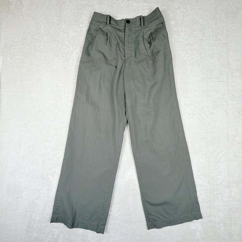 Pantalon uniqlo femme vert - pantalon,