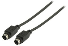 Valueline câble s-video mâle vers mâle 2,00 m noir