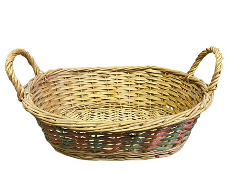 Ancienne corbeille osier - corbeille, en