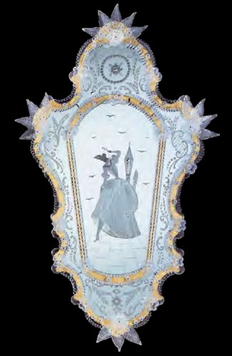 Miroir vénitien fait main - fait,