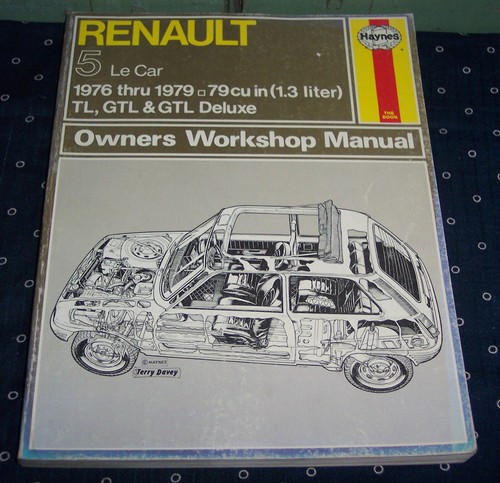 Haynes renault car 1976 - le,