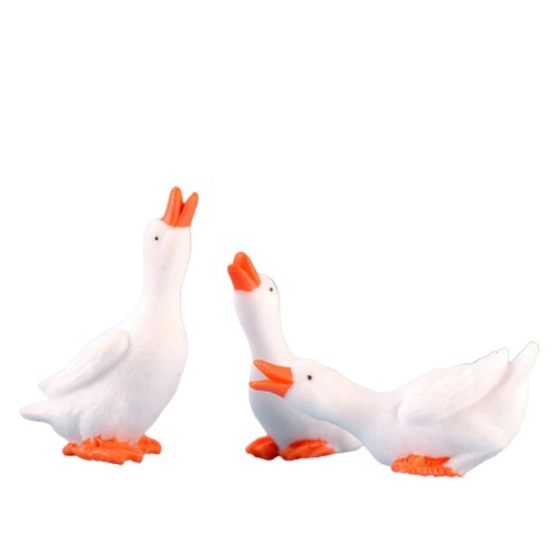 Charmantes figurines oies - figurines, d'oies