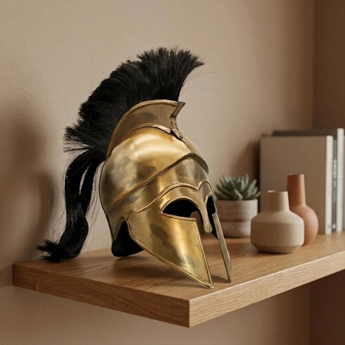 Casque guerrier spartiate - casque,