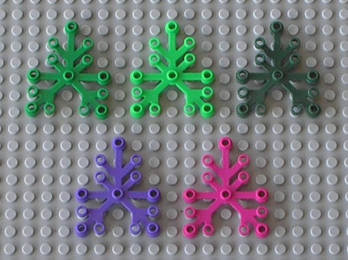 Lego plant leaves 5 - plant, x