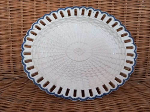 Assiette ancienne ovale - assiette,