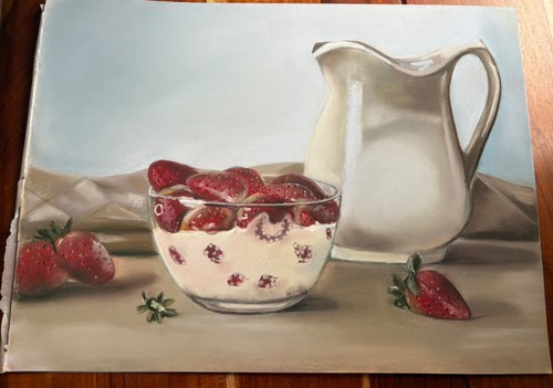 Tableau pastel nature - tableau,