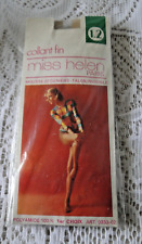 collant fin ancien femme beige