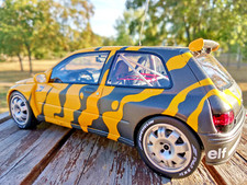 Renault Clio maxi Diac Elf de marque Otto échelle 1:18 long. 21cm,neuve