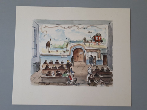 Reproduction aquarelle les - reproduction, d'aquarelle