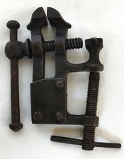 ANCIEN ETAU et ENCLUME MINIATURE HORLOGER BIJOUTIER XIX ème 9 cm