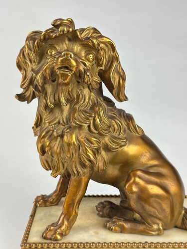Bronze doré ancien - , portrait