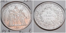 10 Francs Hercule 1967 SPL+