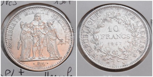 Francs hercule 1967 spl - francs,