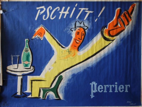 Affiche poster perrier - affiche,