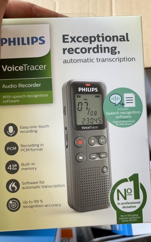 Enregistreur audio philips - enregistreur,