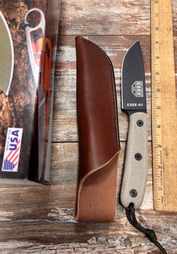 Esee 4hm cream micarta handle - esee-4hm,