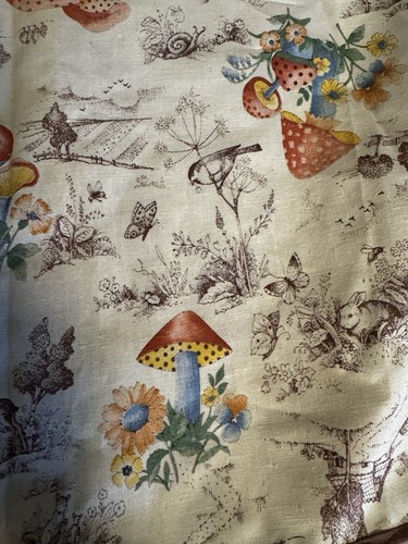 Vintage 70s mushroom butterfly - 70s,