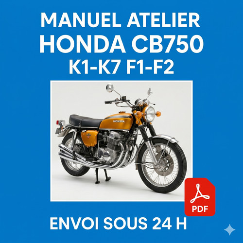 Manuel atelier honda - honda, cb750