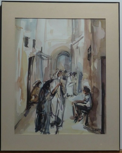 Aquarelle orientaliste