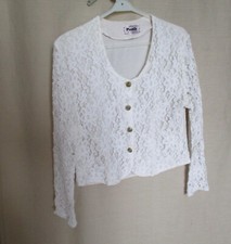Veste blanche dentelle Pimkie
