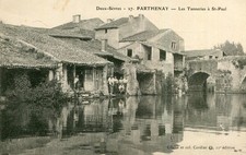 Carte PARTHENAY Les Tanneries