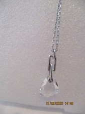 Collier Swarovski métal argenté ras du cou occasion