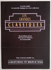 Bugatti Royale (1931) : Certificat d'authenticité FRANKLIN MINT (en français)