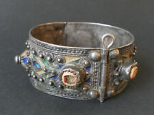 bracelet argent massif berbere kabyle beni yenni maroc algérie très ancien XIXe
