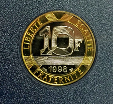 10 FRANCS 1998 FDC SORTIE DU COFFRET BE