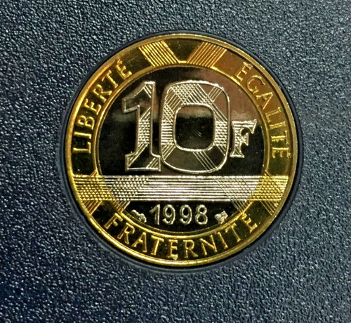 Francs 1998 fdc - francs,