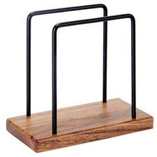 Porte Serviette de Table, Distributeur de Serviettes en Métal et Bois, Rétro ...