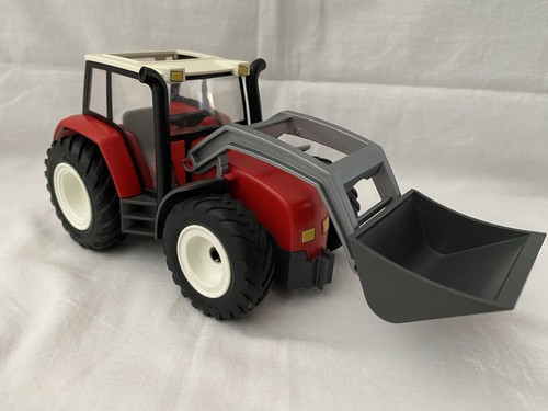 Playmobil grand tracteur rouge - grand,