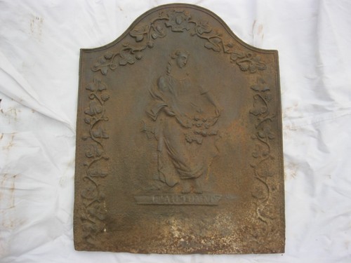 Plaque cheminée ancienne - de,