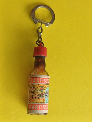 Porte clé vintage bouteille - vintage,