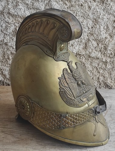 Ancien casque pompier second - pompier,