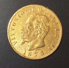 20 LIRES VICTOR EMMANUEL II 1873 MBN - ITALIE - OR