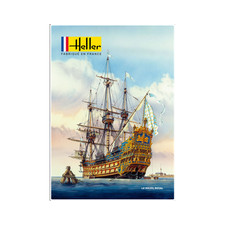 Maquette Heller 1/100 Du Soleil Royal, Célèbre Vaisseau Amiral Français De 104 C