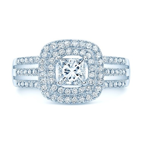Bague solitaire diamant poire - bague,