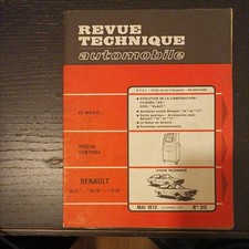 Revue technique Renault 15 R15 TL TS 17 R17 TL 1.3 1.6 rta r 1300 r 1302 r 1312 
