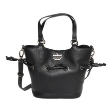 Lamarthe Sac la Parisienne Collection Femmes Cuir à Main Noir de Qualité Neuf