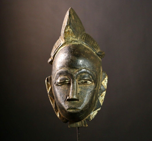 Masque baule africain blason - baule,