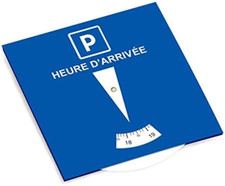 Disque Stationnement Zone Bleue - Parking