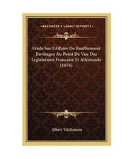 Etude Sur L'Affaire de