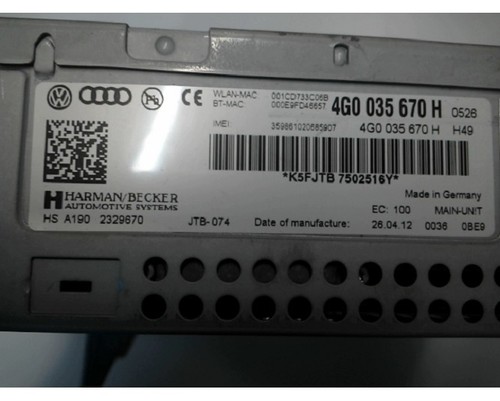 Autoradio audi 4g0035670h - ,