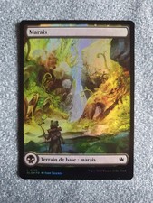 MTG Magic carte Terrain de base "MARAIS", FOIL, ext.art, fr, 2024 ed BLOOMBURROW