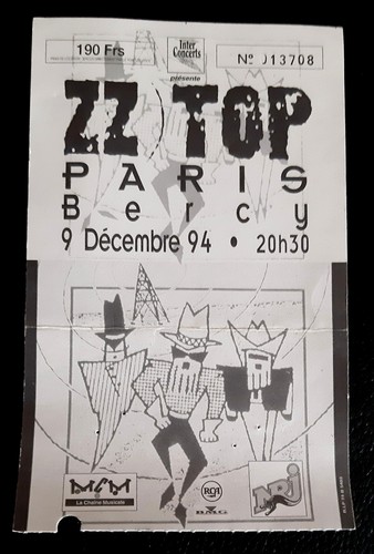 Ticket billet used - ticket,