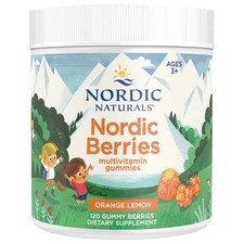Gelée multivitaminée Nordic Naturals, orange et citron - 120 pièces